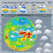 如何在直播中展示天气预报信息?